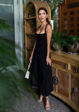 Isabel Bustier Sundress in black, paired with soft spring tones for Easter style.