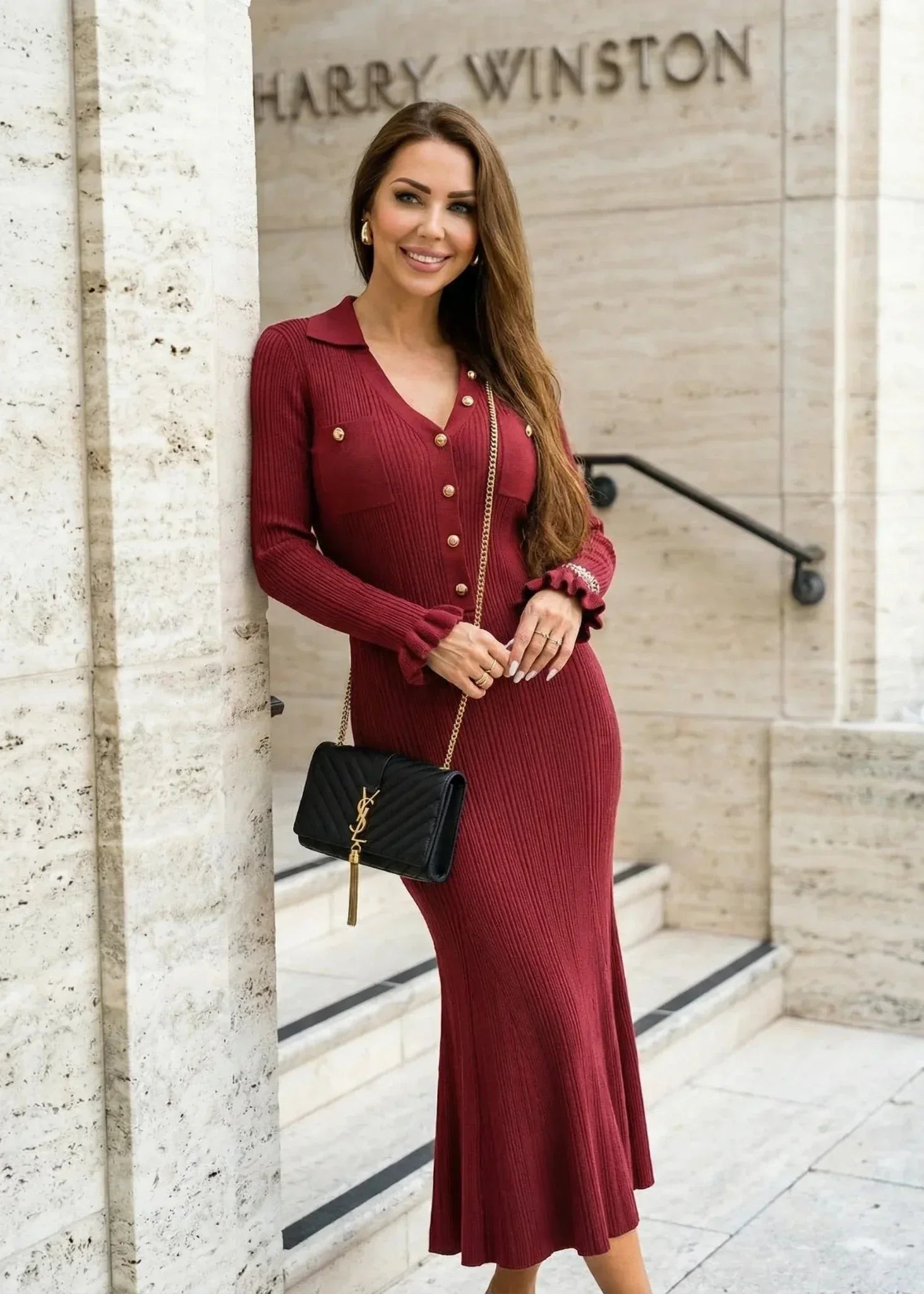 Burgundy Whistles Knitted Dress Burgundy Knit Maxi Dress: Classy And Affordable Burgundy Whistles Knitted Dress Burgundy Knit Maxi Dress: Classy And Affordable