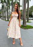 Vestido de verano Isabel Bustier - Summer Flower 