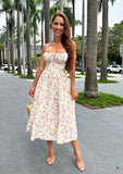 Vestido de verano Isabel Bustier - Summer Flower 