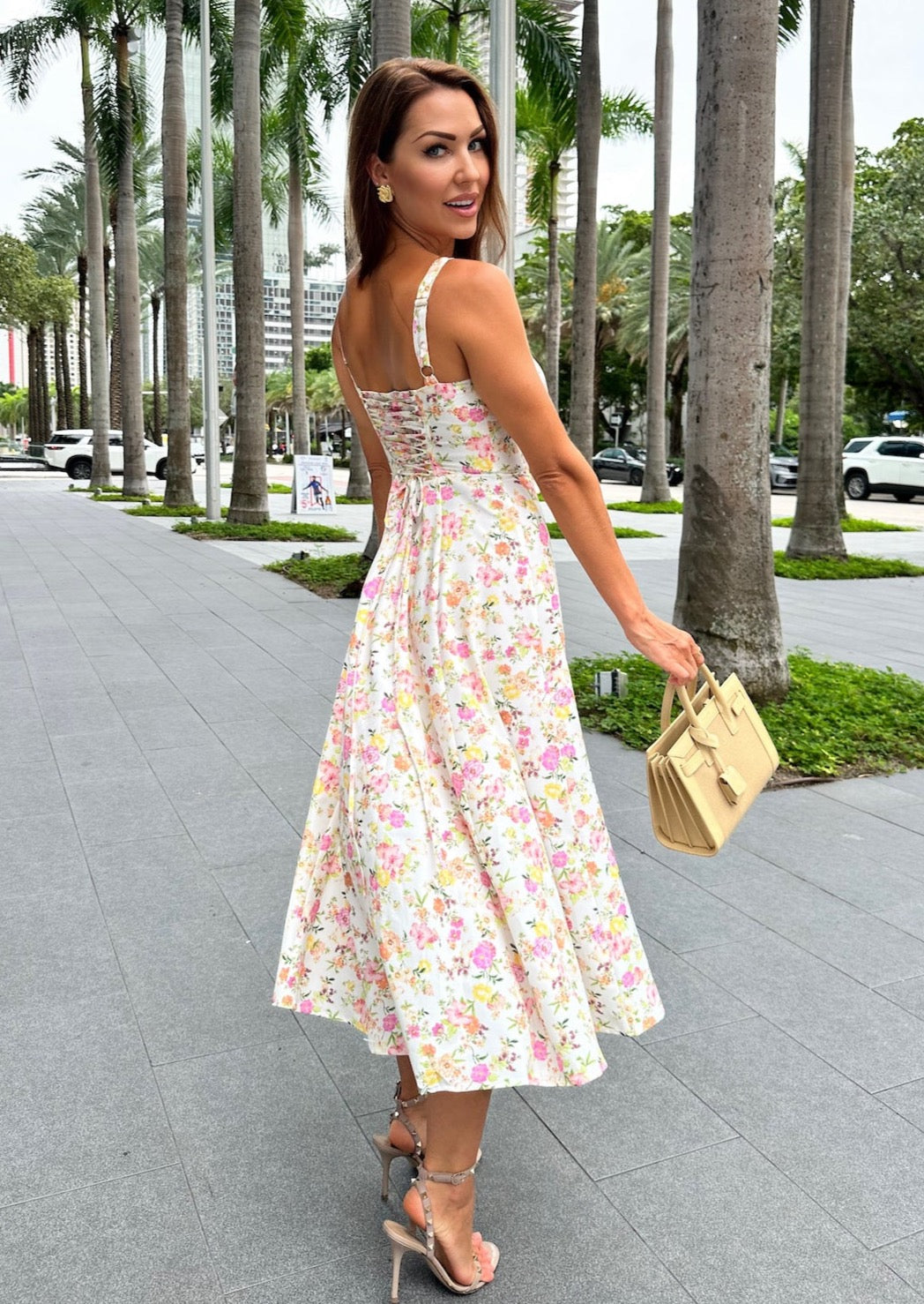 Vestido de verano Isabel Bustier - Summer Flower 