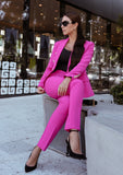 stylish and modern pink blazer suit for office and events